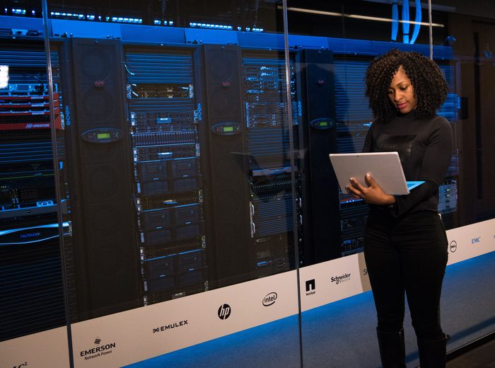 Corredor de data center